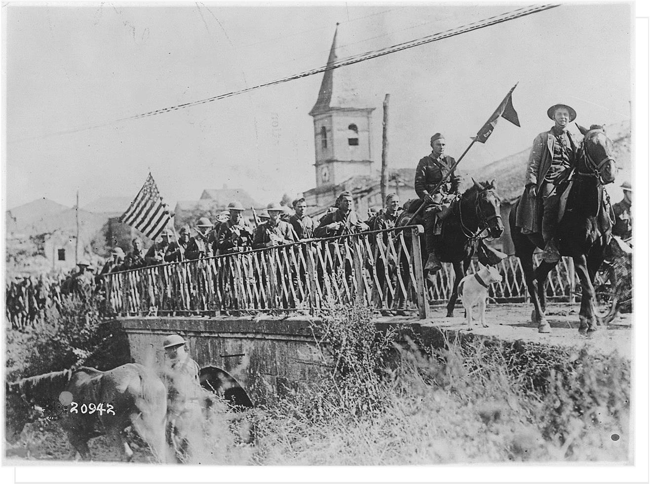 American Soldiers returning from the Battle of Saint-Mihiel 